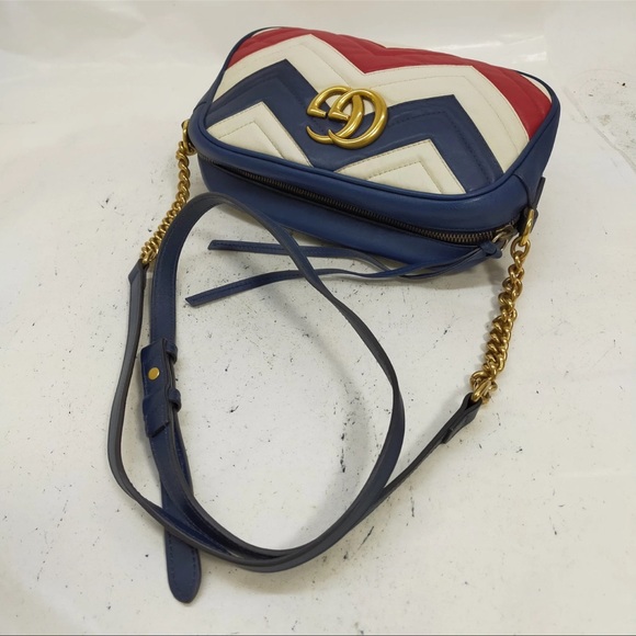 Gucci Calfskin Matelasse GG Marmont Chain Shoulder - Picture 4 of 8